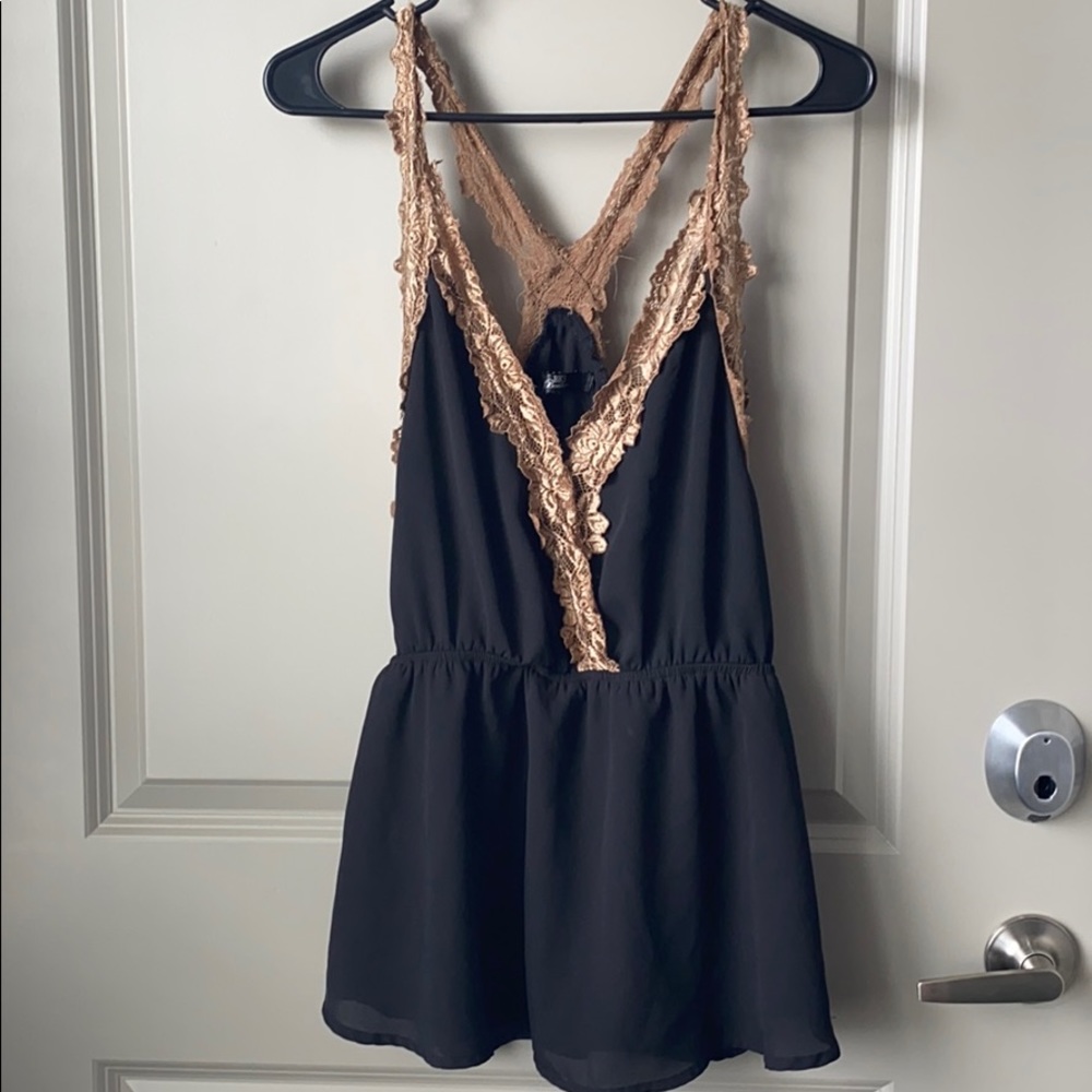 BKE Chiffon Tank Top